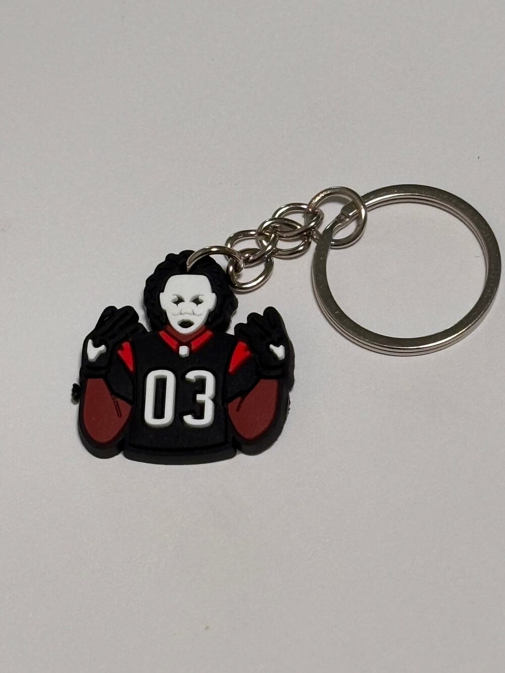 Horror Keychain Football Key Ring Chain Wallet Bag Backpack